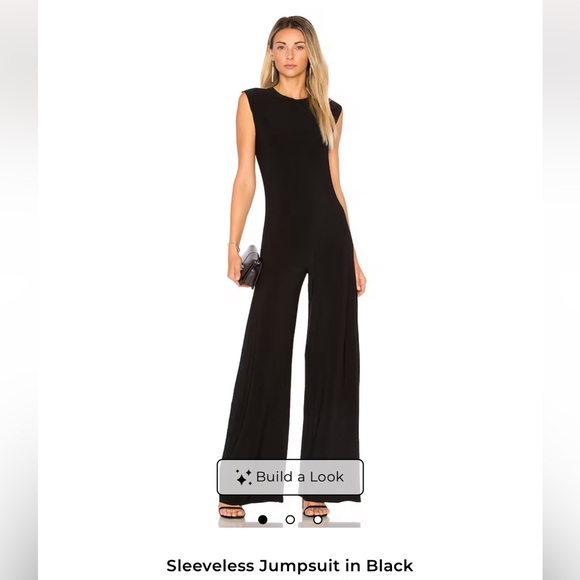 NWT Norma Kamali x Revolve Black Sleeveless Jumpsuit - Picture 4 of 6